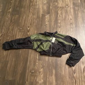 Cardi B x Reebok Woven Satin Jacket (NWT)